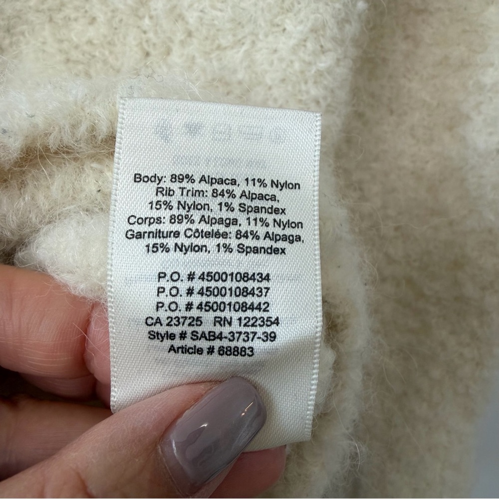 Aritzia Cream Button-Front Cozy Cardigan - Picture 10 of 15